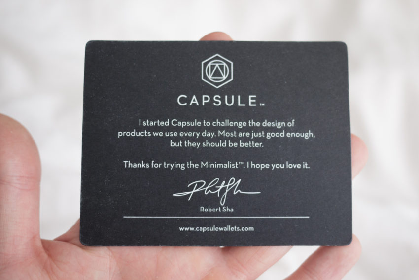 Capsule Minimalist Wallet