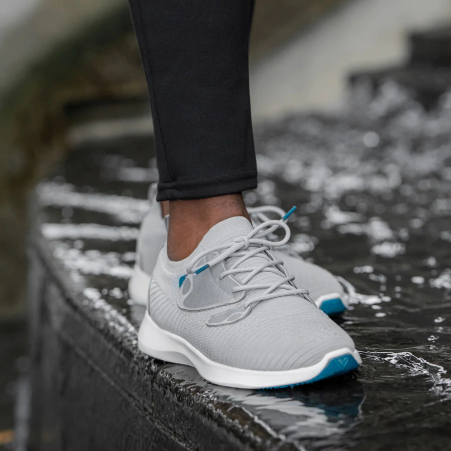 woman wearing vessi everyday move shoes