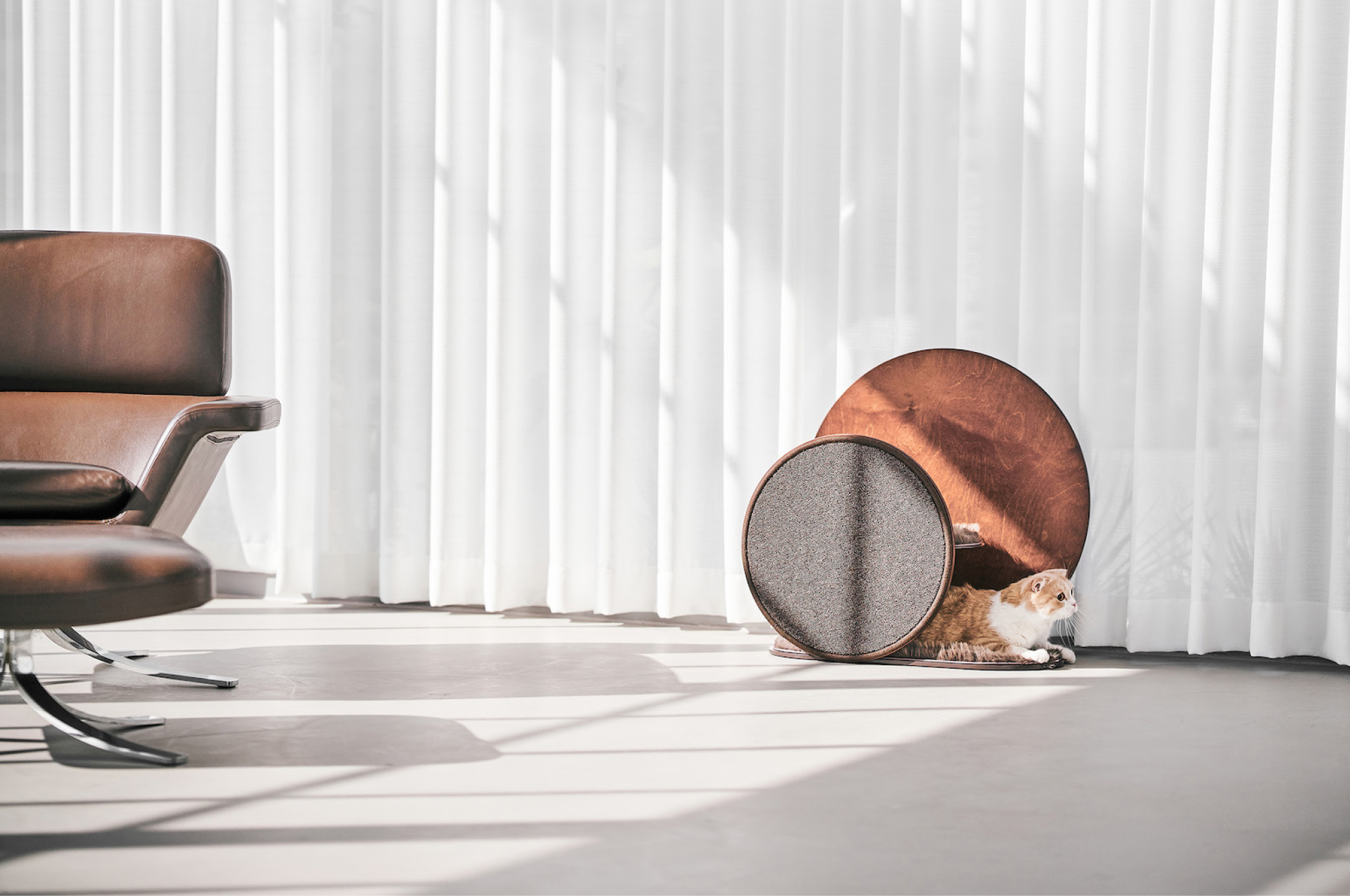 This Modern Cat Scratching Post Design is a Cut Above