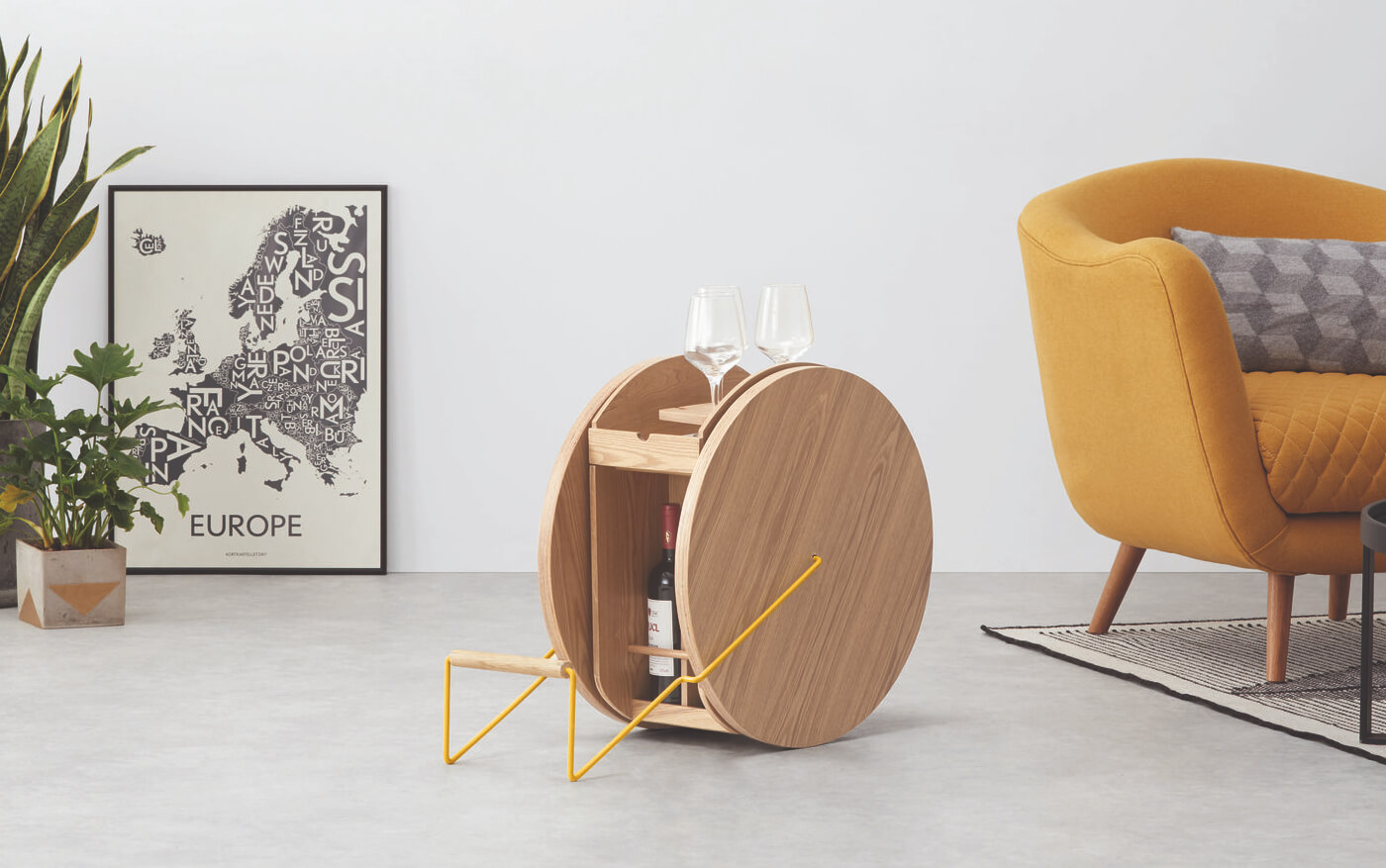 Rownd Barcart — A Bar Cart Statement Piece